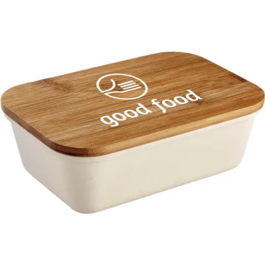 Kooshty Natura Bamboo Fibre Lunch Box Branded